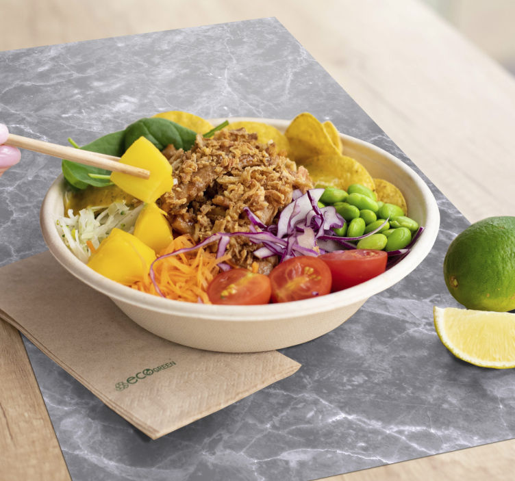 Marmormönstrad yta bordstabletter - Tenstickers