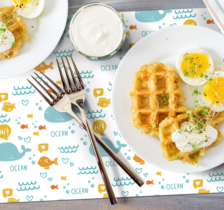 Havets varelser bordstabletter barnen - Tenstickers