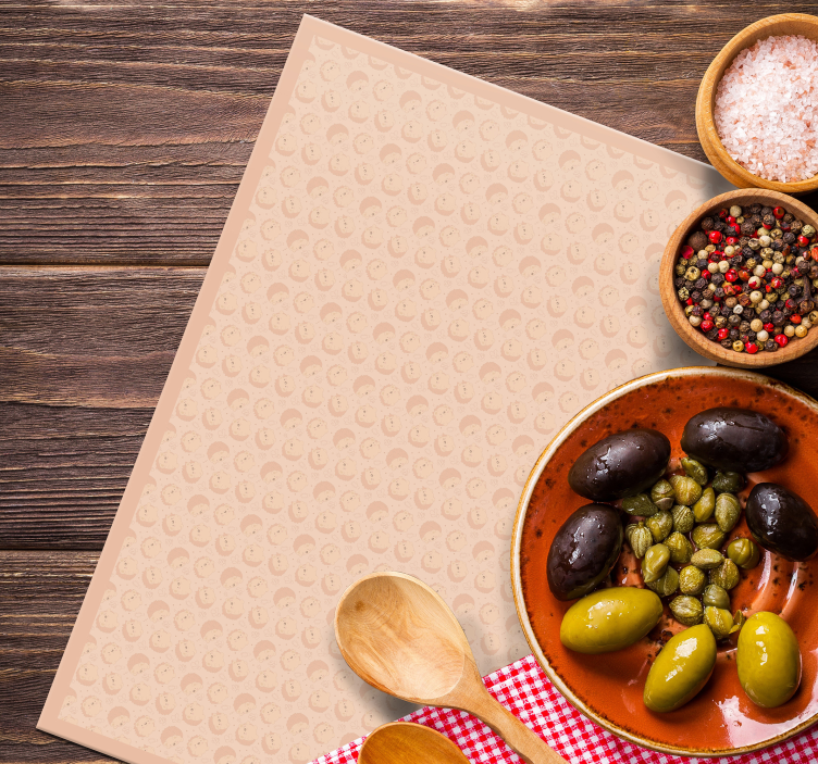 Pinnsvin mönster igelkott bordstabletter - Tenstickers