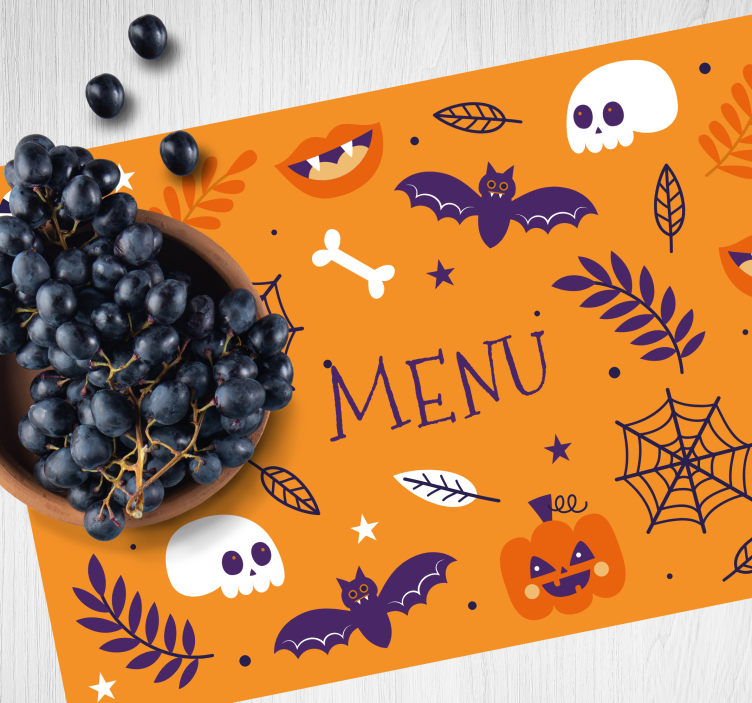 Rolig halloween design halloween mattor - Tenstickers