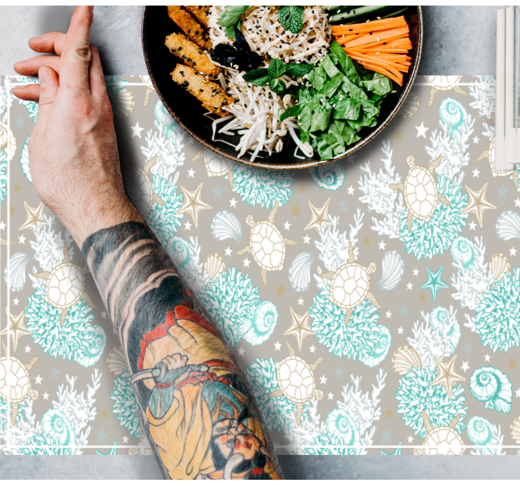 Skalformad yta bordstabletter original - Tenstickers