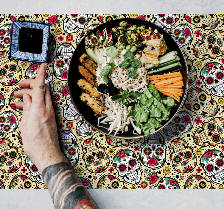 Skallar ställer in moderna bordstabletter - Tenstickers