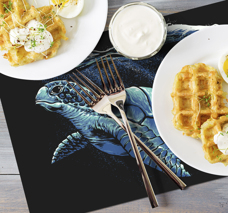 Sköldpadda hand ritning sköldpadda bordstabletter - Tenstickers