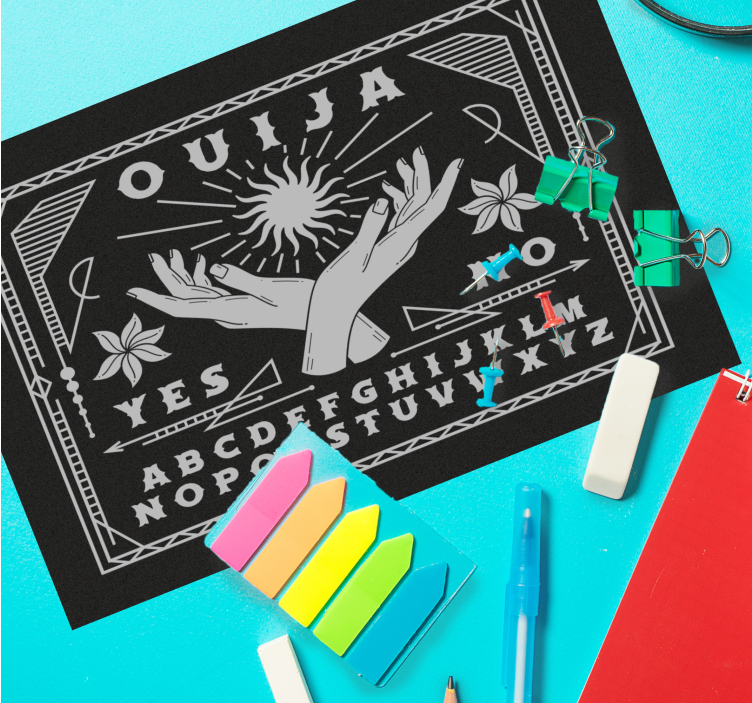 Svart och vitt ouija board original bordstabletter - Tenstickers