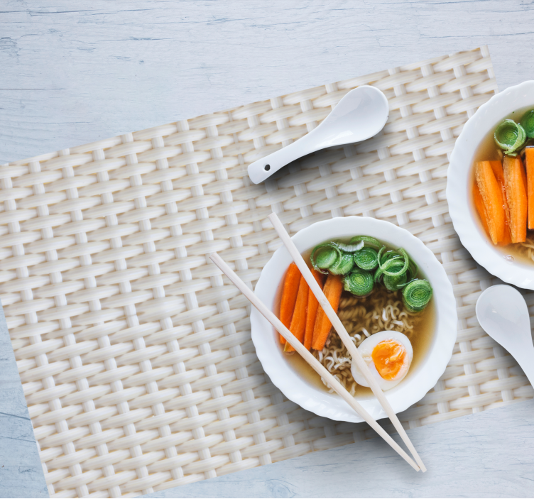 Vävd textur yta bordstabletter - Tenstickers