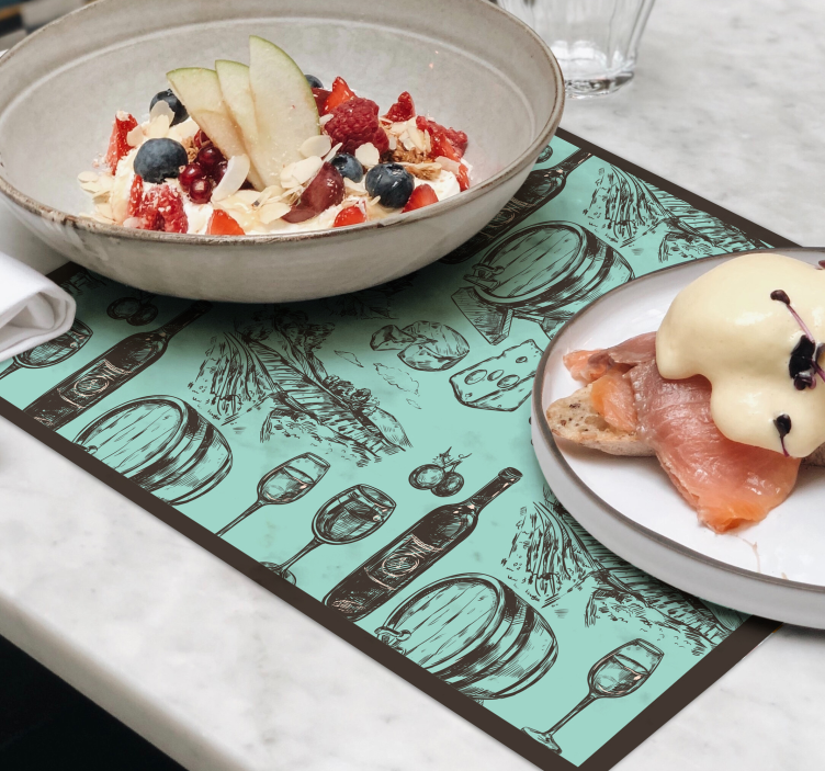 Vin tema original bordstabletter - Tenstickers