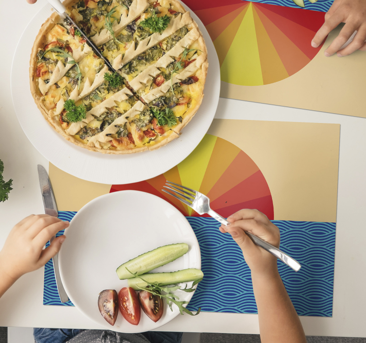 Vintage solnedgång 70-talets solplattformar - Tenstickers