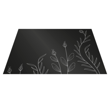 Bakgrundsbakgrund med eleganta växter eleganta bordstabletter - Tenstickers