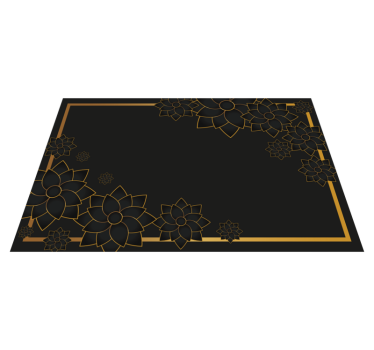 Elegant stil med växter eleganta vinyl bordstabletter - Tenstickers