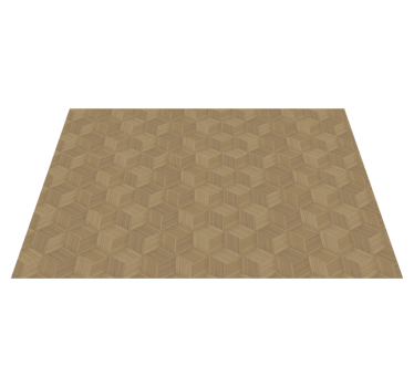 Bambu vass texturerade vinyl bordstabletter - Tenstickers