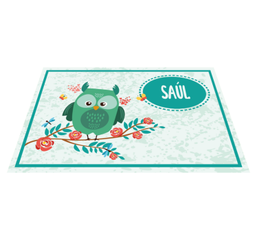 Uggla anpassningsbara barn vinyl bordstabletter - Tenstickers