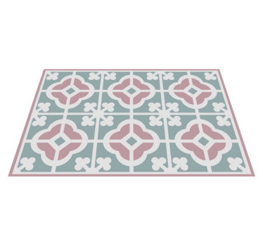 Pastell cementplattor hem vinyl bordstabletter - Tenstickers