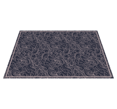 Abstrakt paisley utskrifter paisley vinyl bordstabletter - Tenstickers