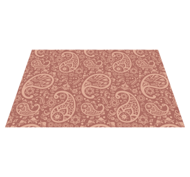 Paisley mönster paisley vinyl bordstabletter - Tenstickers