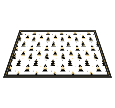 Eleganta trädmönster jul vinylplattformar - Tenstickers
