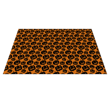 Svart och orange bordstabletter - Tenstickers