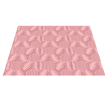 Geometrisk arrangemang bordstabletter - Tenstickers