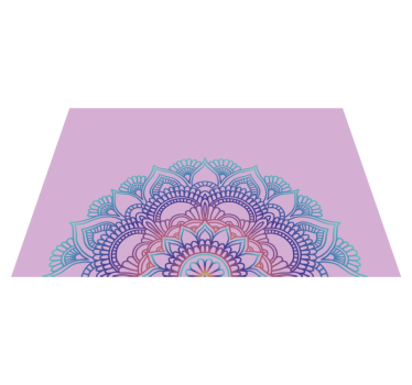 Halv mandala bordstabletter - Tenstickers
