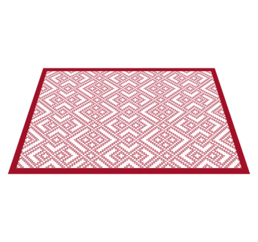 Geometrisk mönstrad textur bordstabletter - Tenstickers