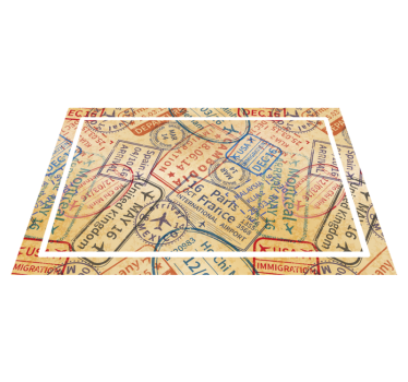 Resestämplar hem vinylplattformar - Tenstickers