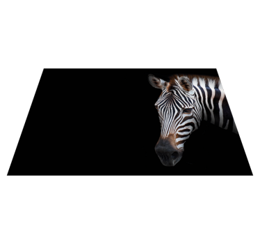Bordstabletter original zebrahuvud närbild - Tenstickers