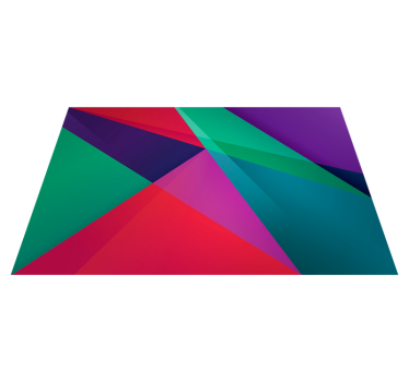 Moderna geometriska mönster inyl bordstabletter - Tenstickers