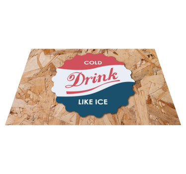 Retro drink soda bordstabletter original vinyl bordstabletter - Tenstickers