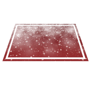 Jul bordstabletter festlig snöflinga scen - Tenstickers