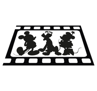 Bordstabletter barnen med animerade karaktärssiluetter - Tenstickers