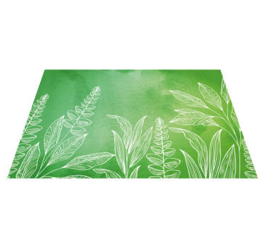 Bordstabletter barnen te-sett med blader - Tenstickers