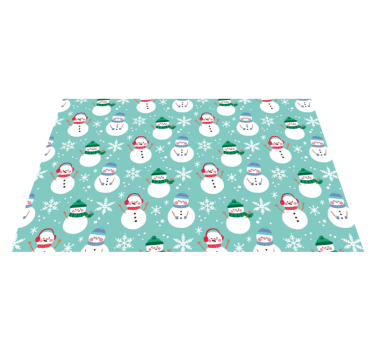 Jul snögubbe bordsmattor - Tenstickers