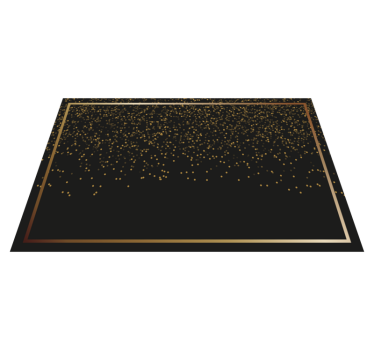 Bordstabletter elegant svart glittrande - Tenstickers