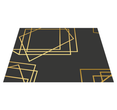 Geometriska former eleganta bordsplattor - Tenstickers