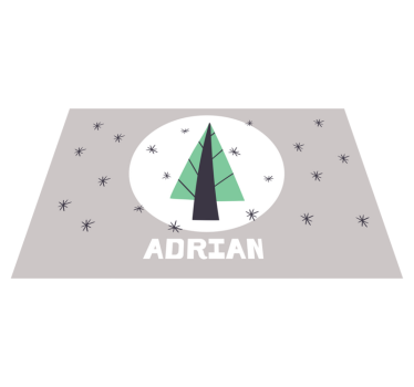 Personliga julgran julbordsmattor - Tenstickers