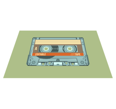 Vintage kassettplattformar - Tenstickers