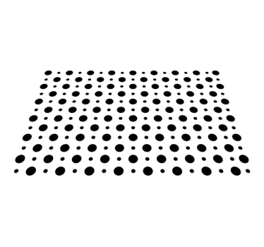 Enkla prickar mönster original vinylplattformar - Tenstickers
