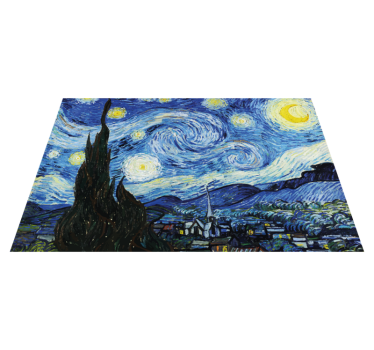 Van goghs starry night original vinylplattformar - Tenstickers