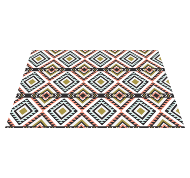 Boho mönster texturerat vinyl bordstabletter - Tenstickers