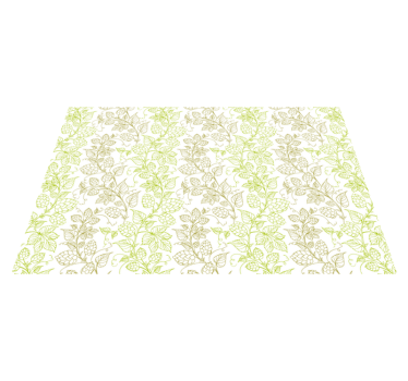 Bordstabletter med botaniskt bladmotiv - Tenstickers