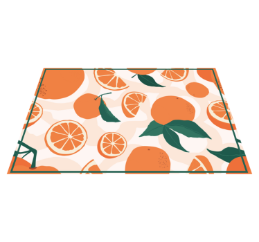 Citrusskiva mönster bordstabletter original - Tenstickers