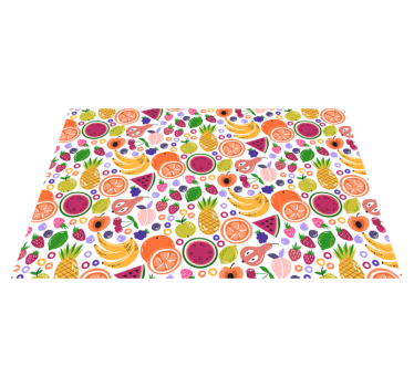Olika frukter moderna vinylplattformar - Tenstickers