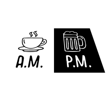 Bordstabletter texter kaffe Öl kontrast - Tenstickers
