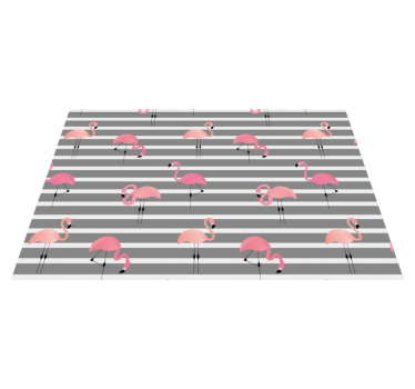 Bordstabletter original med flamingomönster - Tenstickers