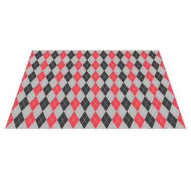 Bordstabletter geometriskt argyle-mönster - Tenstickers
