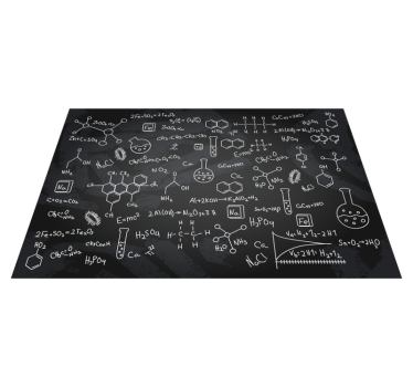 Bordstabletter original kemisk formel tryck - Tenstickers