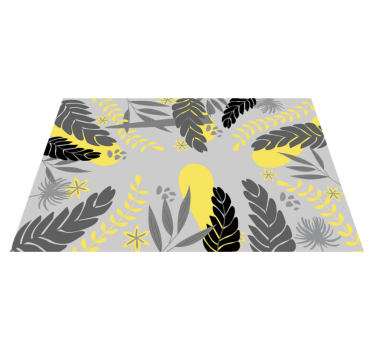 Bordstabletter botanisk bladkoncept - Tenstickers
