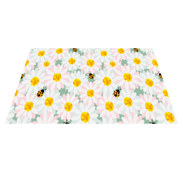 Blommönster bordstabletter original - Tenstickers