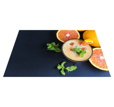 Hus bordstabletter fräsch citrusdryck - Tenstickers