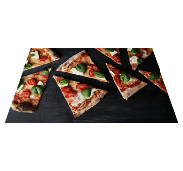 Bordstabletter restauranger skivat pizza arrangemang - Tenstickers