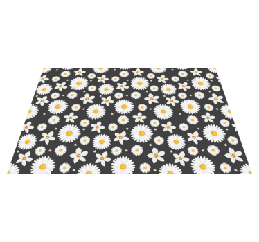 Bordstabletter med prästkrage blommor - Tenstickers